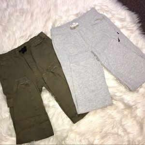 2 pcs Boy’s pants size Medium 10-12
